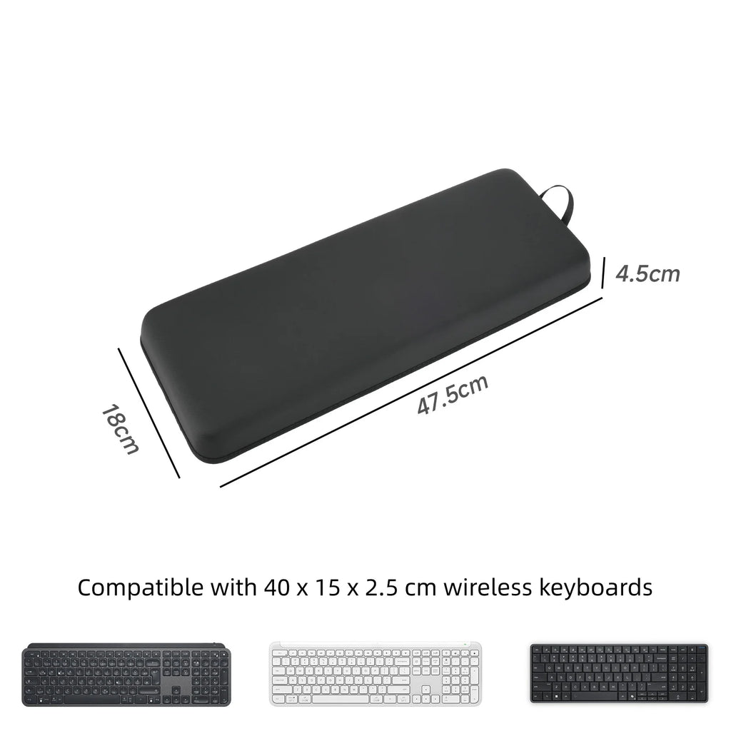 EVA Hard Shell Keyboard Cover for Logitech MX Keys S – Black Keyboard Dust Cover Axl