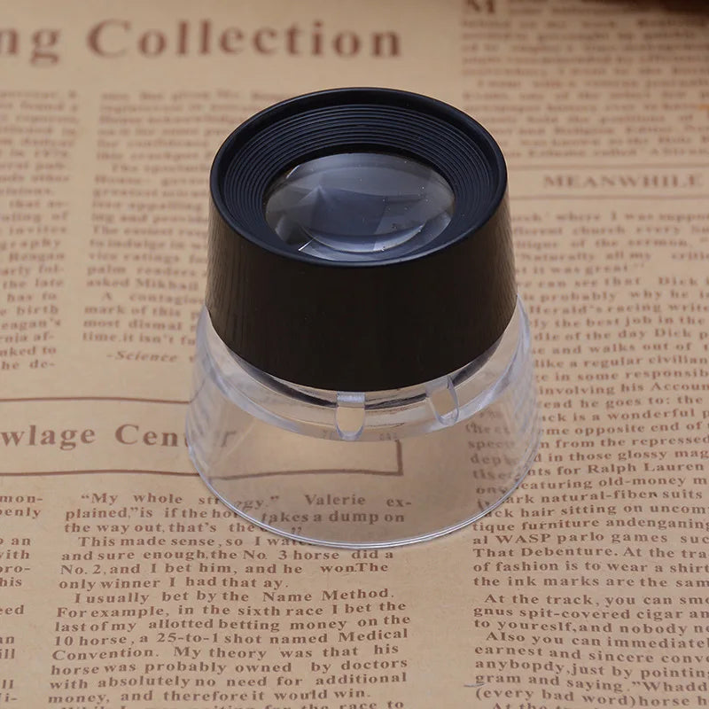 10X Pocket Magnifier – Mini Portable Cylinder Magnifying Glass Pocket Magnifier Loupe Axl