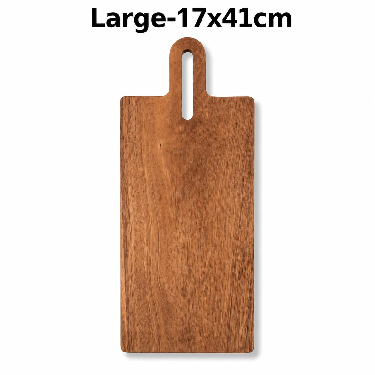 Wooden Cutting Board with Handle – Pizza & Cheese Serving Tray Wood Cutting Board Axl Large-17x41cm