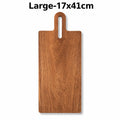 Wooden Cutting Board with Handle – Pizza & Cheese Serving Tray Wooden Cutting Board Axl Large-17x41cm