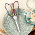 Retro Vintage Embroidery Scissors – Cross-Stitch Crafting Tool Embroidery Scissors Axl Scissors-Color