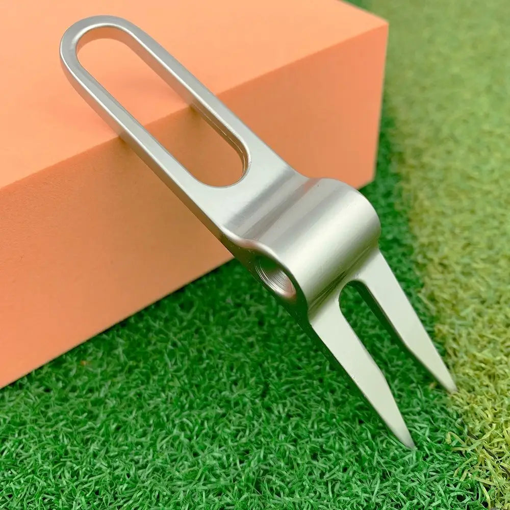 Zinc Alloy Golf Divot Repair Tool – 3-Prong Pitchfork Fork Golf Divot Tool Axl A