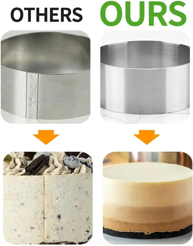 Seamless Stainless Steel Cake Ring Mold | 6 7 8 9cm Cake Ring Mold Axl