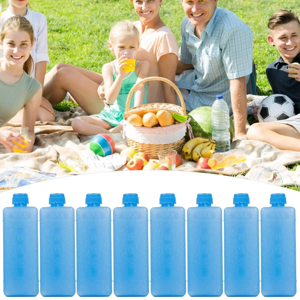 8-Pack Reusable Ice Packs for Coolers | Camping & Travel Reusable Ice Packs Axl
