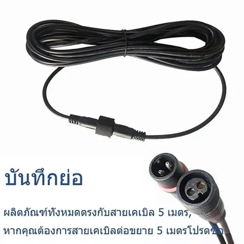 5M IP67 Waterproof Solar Panel Extension Cable – UV Resistant Solar Extension Cable Axl