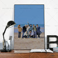 ATEEZ Wall Poster – Self-Adhesive Waterproof Art Sticker Decor Wall Art Poster Axl z7 30x42cm No Frame