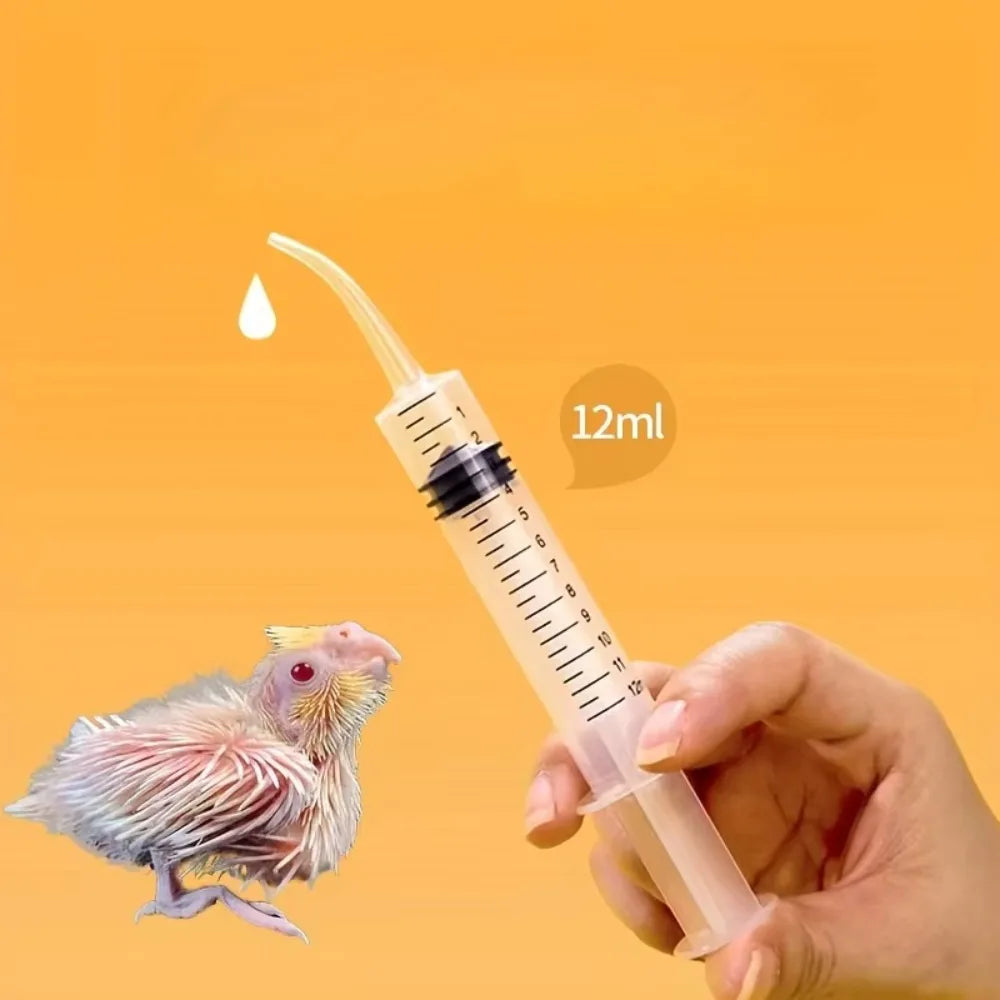 Pet Feeding Syringe 12ml – Oral Dosing for Birds & Small Pets Pet Feeding Syringe Axl