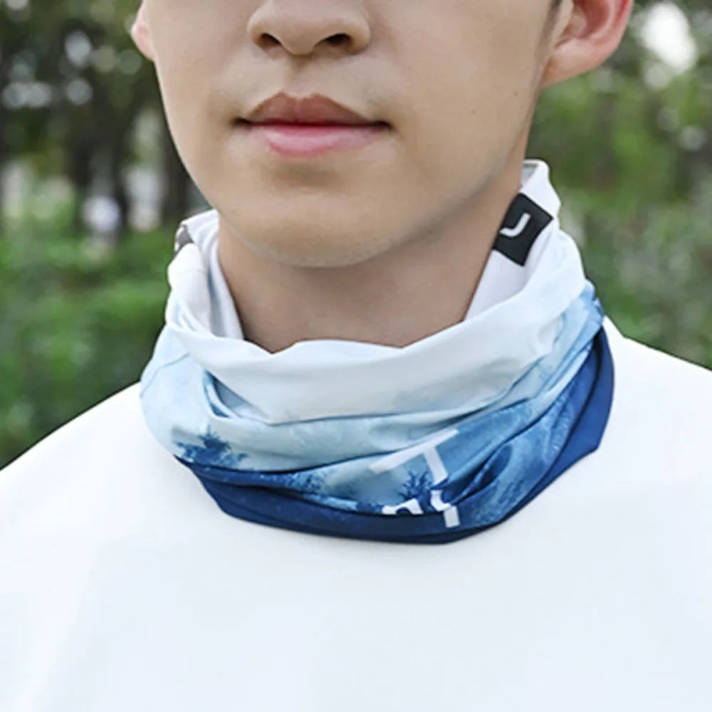 Ice Silk UV Sun Protection Face & Neck Mask – Sports Cover Sun Protection Mask Axl