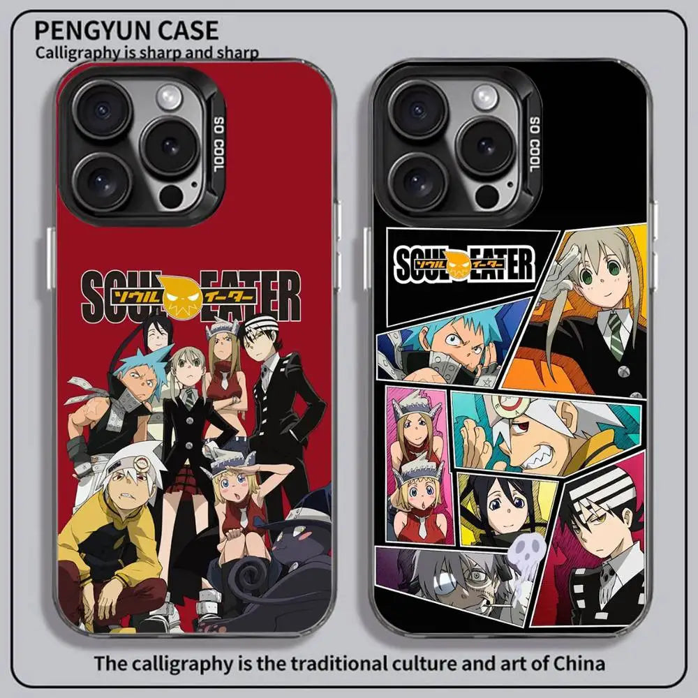 Soul Eater Anime iPhone Case 11–16 Pro Max | Anti-Fingerprint Anime Phone Case Axl