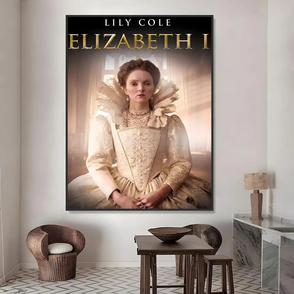 Lily Cole Fashion Poster – HD Waterproof PVC Wall Sticker Wall Poster Sticker Axl White05 50X70cmNoframe