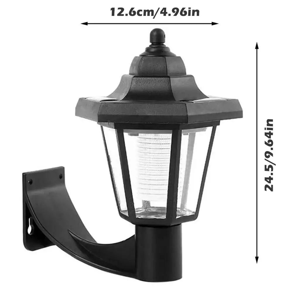 Solar Outdoor Wall Light – Vintage IP66 Weatherproof Garden Lamp Solar Wall Light Axl