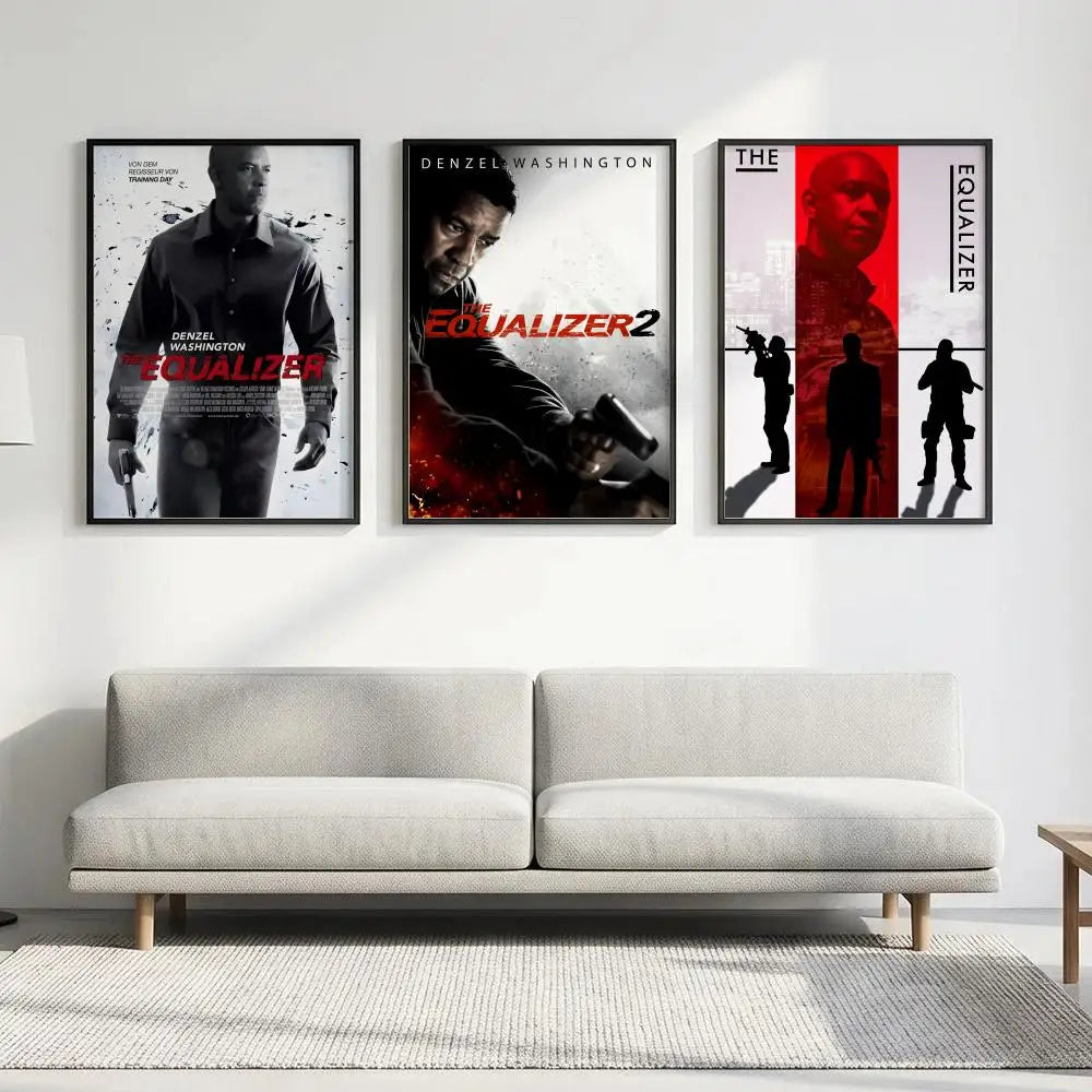 The Equalizer Movie Poster – HD Waterproof Wall Art Print Movie Wall Poster Axl