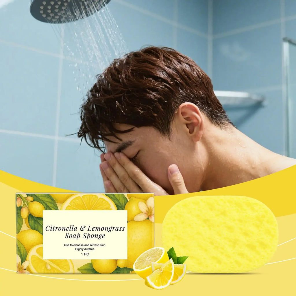 Reusable Exfoliating Bath Sponge – Soft Body Scrubber Shower Exfoliating Bath Sponge Axl