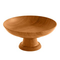 Nordic Wood-Grain Fruit Tray – Detachable Pedestal Snack Plate Fruit Serving Tray Axl 1PCS