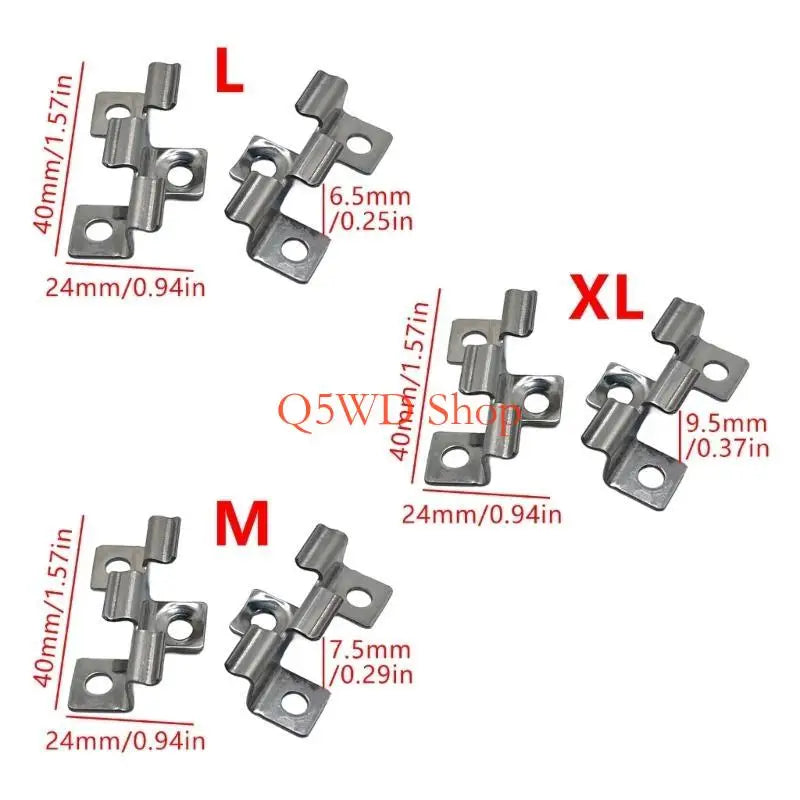 100-Pc Stainless Steel Hidden Deck Clips & Screws – T-Clip Deck Clip Fasteners Axl
