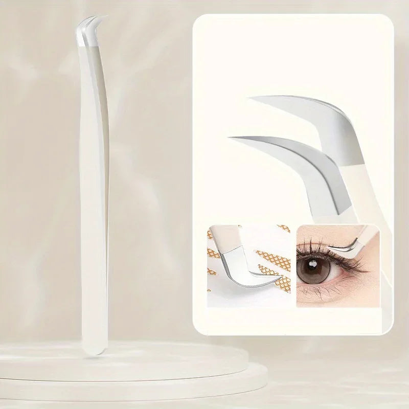 Curved Eyelash Applicator Tweezers – DIY Lash Tool Eyelash Applicator Tool Axl