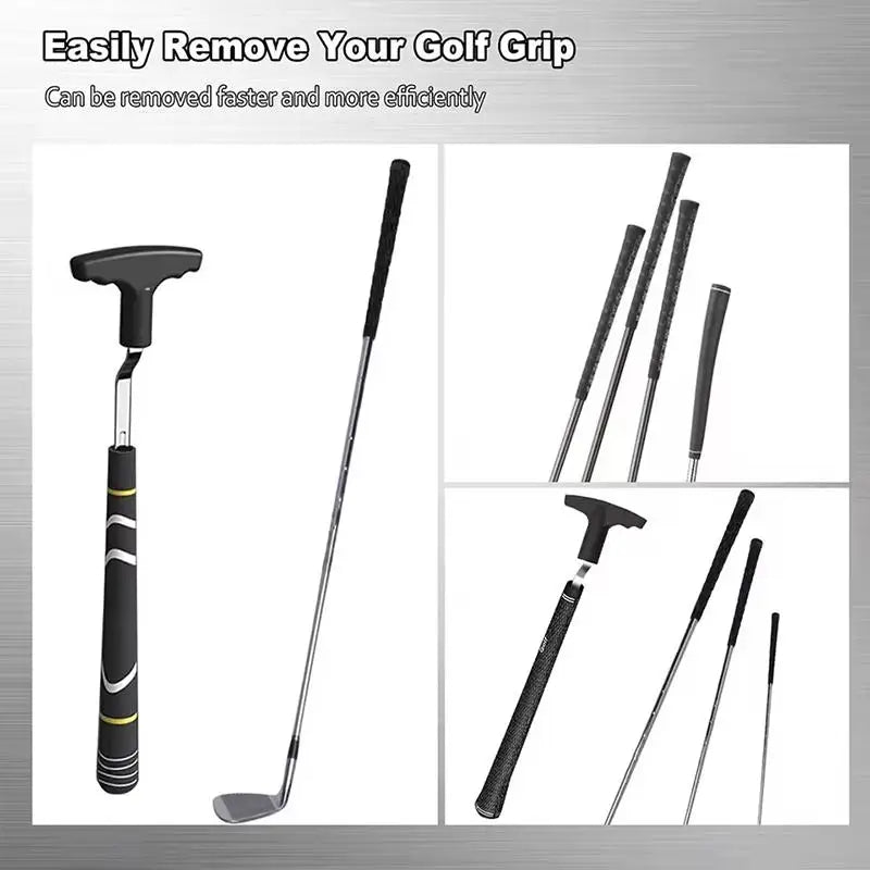 Golf Grip Removal Tool – V-Groove Club Grip Remover Golf Grip Tool Axl