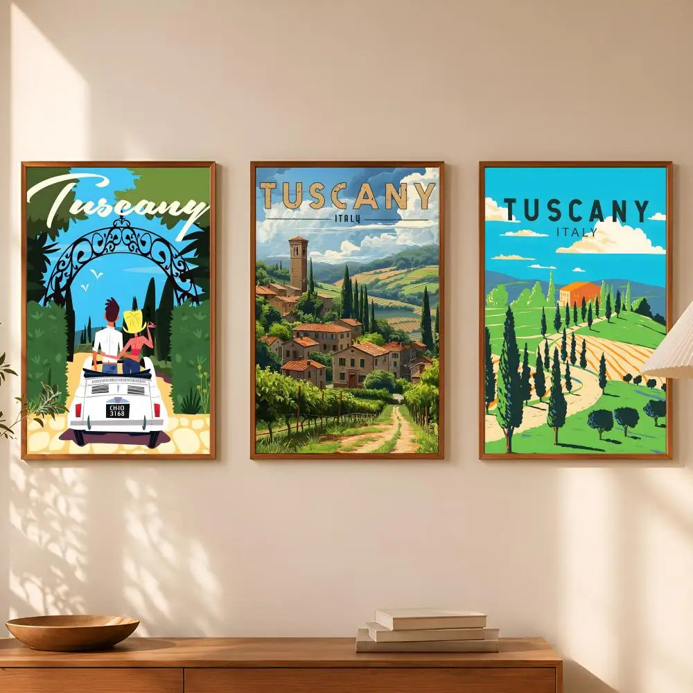 Tuscany Self-Stick Wall Art Poster – Waterproof HD Decor Wall Art Poster Axl
