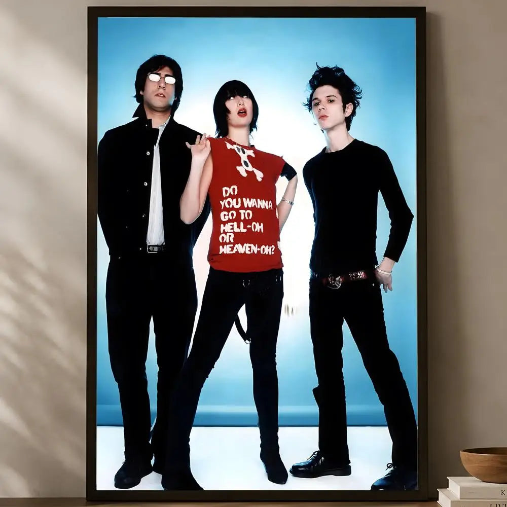 Yeah Yeah Yeahs Poster – Self-Stick HD Waterproof Wall Art Music Wall Poster Axl White13 30X40cmNoframe