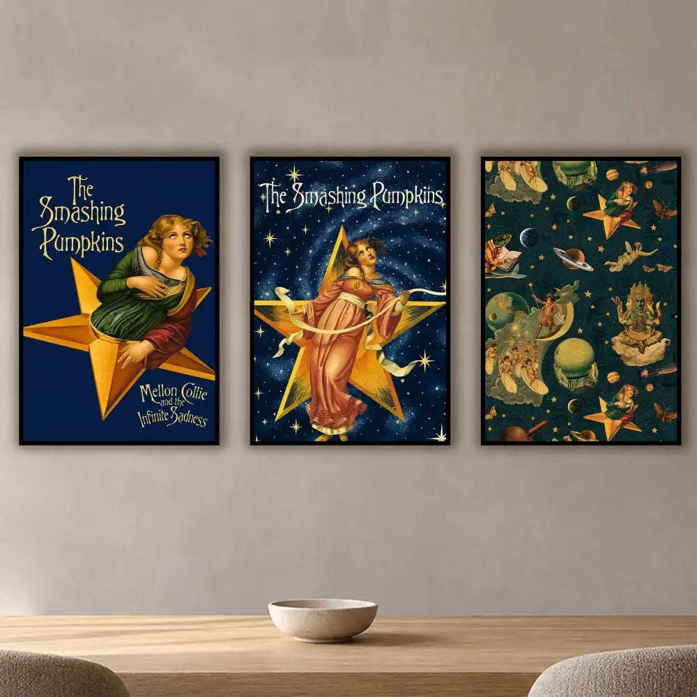 Smashing Pumpkins Poster – HD Waterproof PVC Wall Sticker Wall Sticker Poster Axl