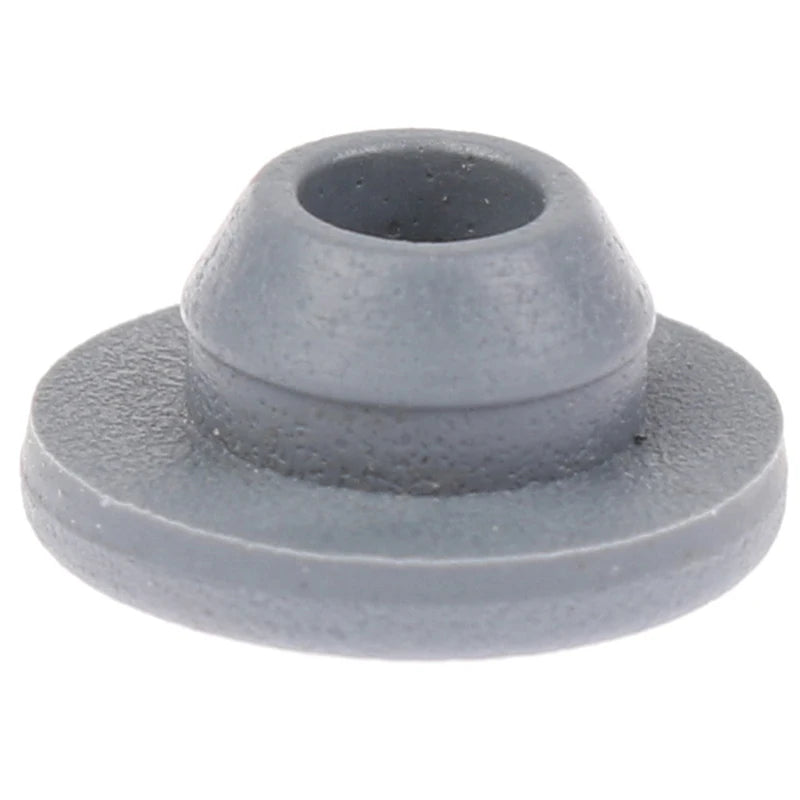 100 Self-Sealing Butyl Rubber Injection Ports for 13mm Jars Rubber Injection Ports Axl