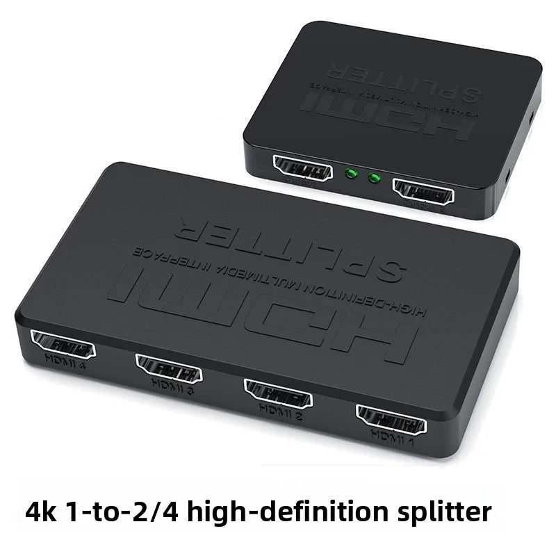 1 in 4 Out HDMI Splitter 4K | 1x4 Hub for PS4, TV & Laptop HDMI Splitter Hub Axl