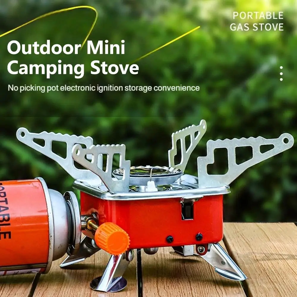 Portable Foldable Windproof Camping Gas Stove for Backpacking Camping Gas Stove Axl