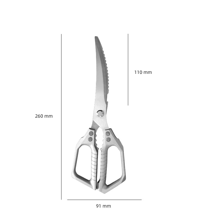 Multifunctional Kitchen Scissors – BBQ Shears for Meat & Fish Kitchen Shears Axl