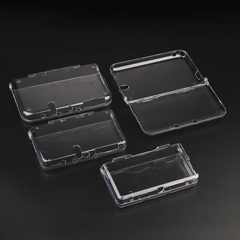 Clear Case & Screen Protector for 2DS 3DS 3DS XL New 3DS Console Protective Case Axl