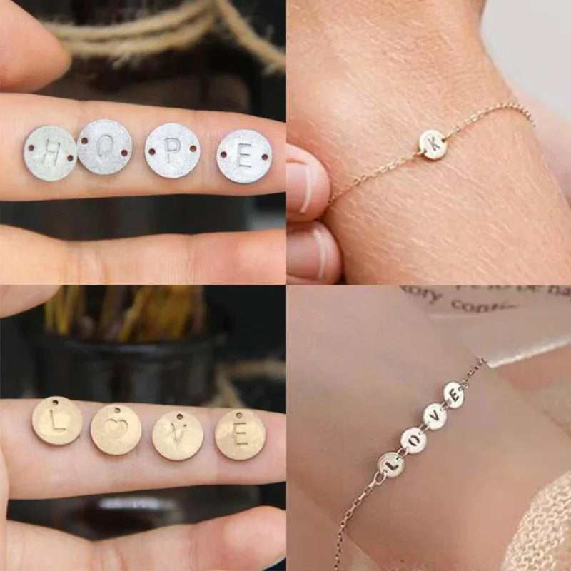 Alphabet & Number Round Disc Silicone Mold for Resin Jewelry Resin Craft Mold Axl
