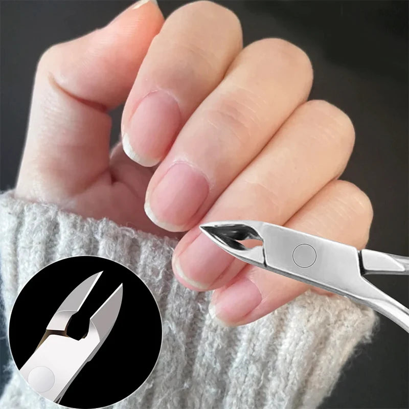 Stainless Steel Cuticle Scissors – Precision Nail Trimmer Cuticle Scissor Axl