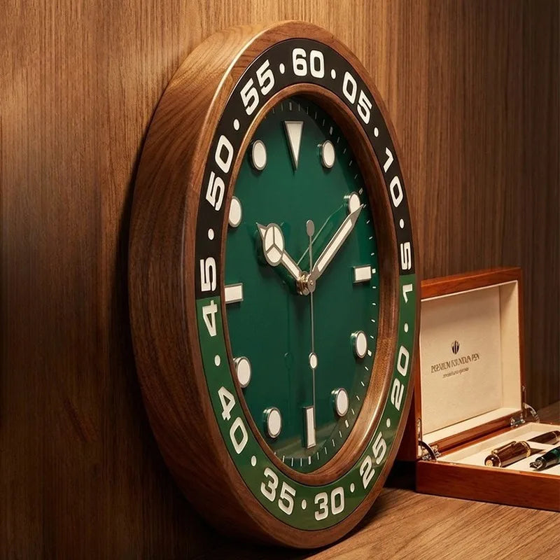 Modern Luminous Silent Wall Clock – Large Minimalist Decor Decorative Wall Clock Axl