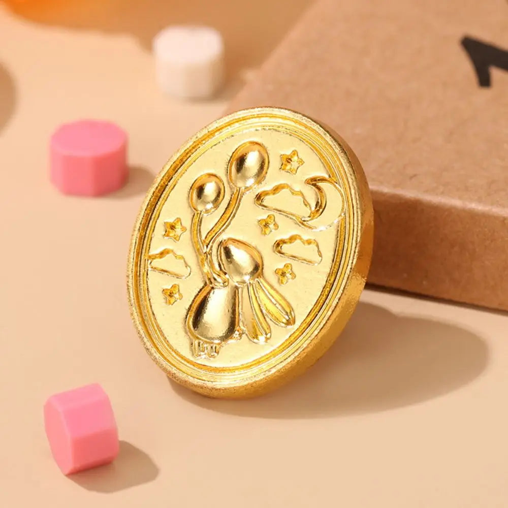 Sealing Wax Stamp Head – Rose, Snowflake, Butterfly & Leaf Wax Seal Stamp Axl style C