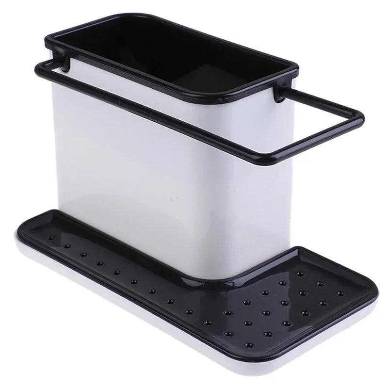 Kitchen Sink Shelf Organizer – Drip Rack & Storage Holder Kitchen Sink Organizer Axl Black