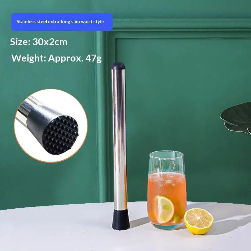 Stainless Steel Ice Hammer & Muddler Bar Tool | Cocktail Set Bar Tool Axl 30cm