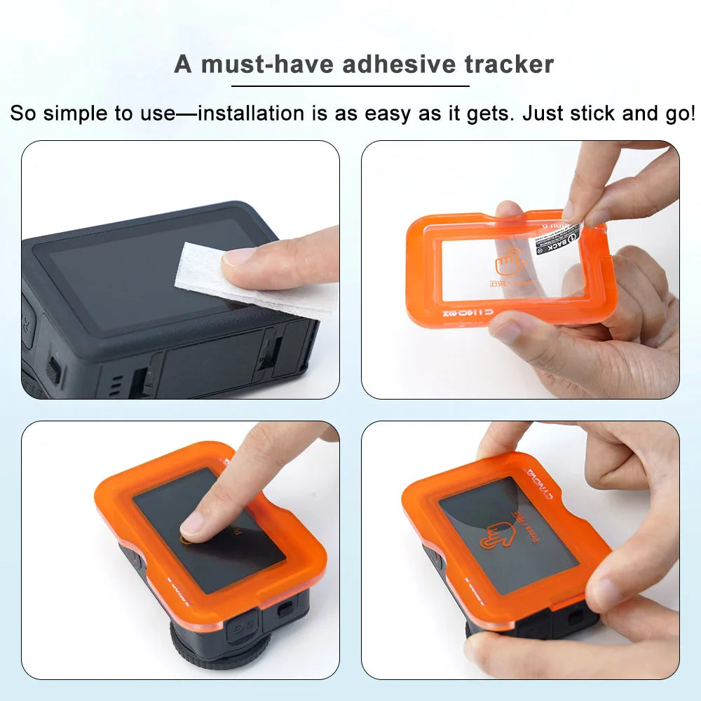 DJI Osmo Action 6 Tempered Glass Screen Protector Kit 2 Pack Camera Screen Protector Axl