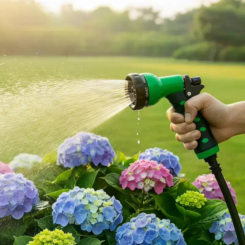 7-in-1 Garden Hose Spray Nozzle | Non-Slip Adjustable Grip Garden Hose Nozzle Axl