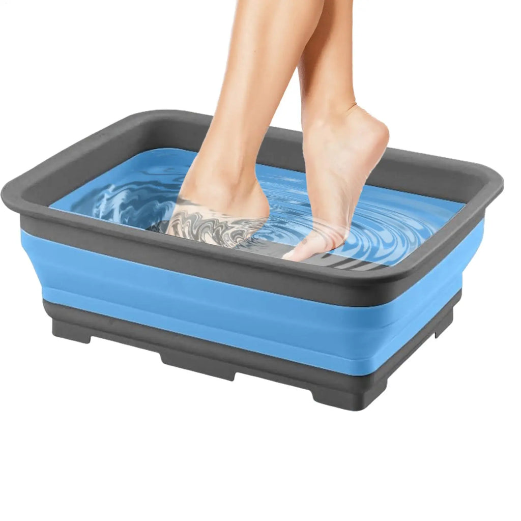 Foldable Foot Bath Basin – Collapsible Soak Tub for Pool & Travel Foldable Foot Bath Axl