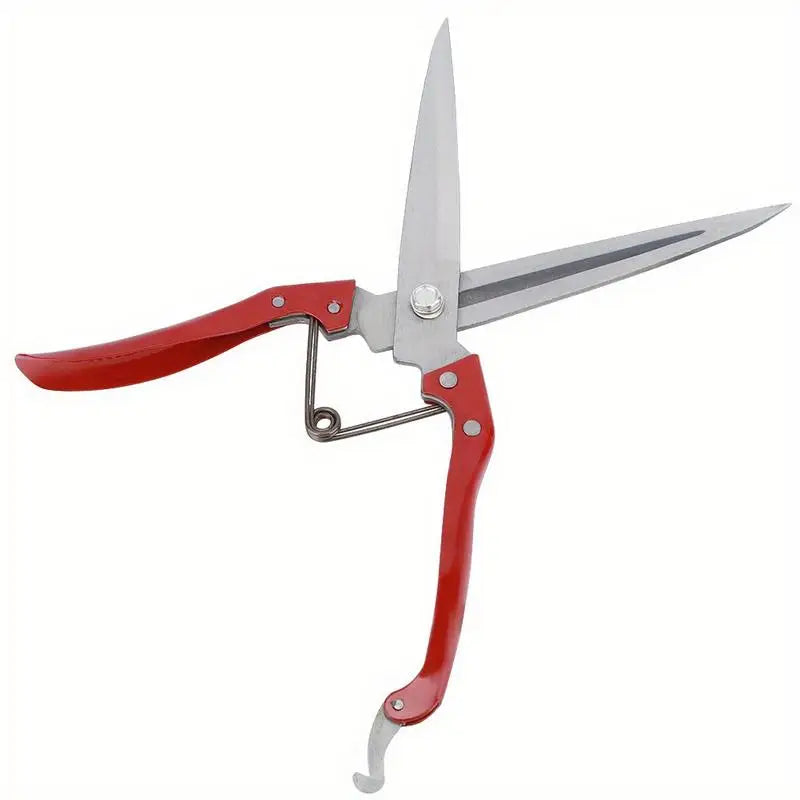 Manual Spring-Loaded Sheep Shear | Carbon Steel Wool Scissor Livestock Shearing Tool Axl