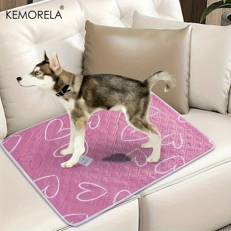 KEMORELA 2-Pack XL Reusable Pet Pee Liner Mat | Non-Slip Pet Liner Mat Axl