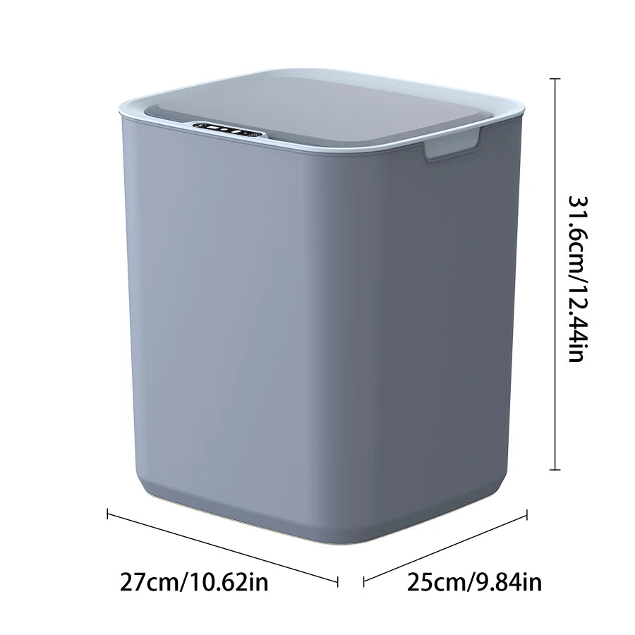 ONEKA 22L Touchless Sensor Trash Can – Auto Open Induction Bin Sensor Trash Can Axl Dark Blue 22L