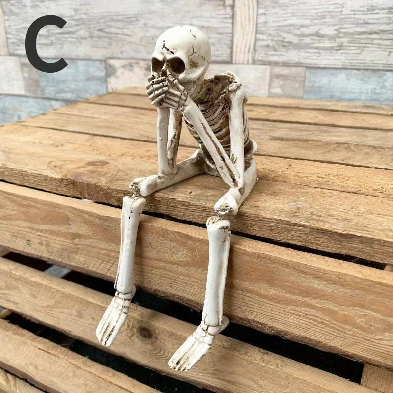 Human Skeleton Figurine – Halloween & Gothic Home Decor Halloween Figurine Axl C