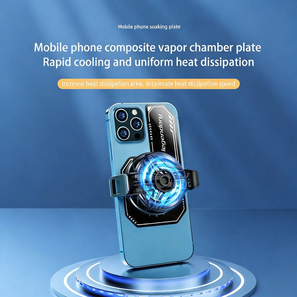 Magnetic Phone Cooler Heat Sink Sticker | iPhone & Samsung Phone Cooling Sticker Axl