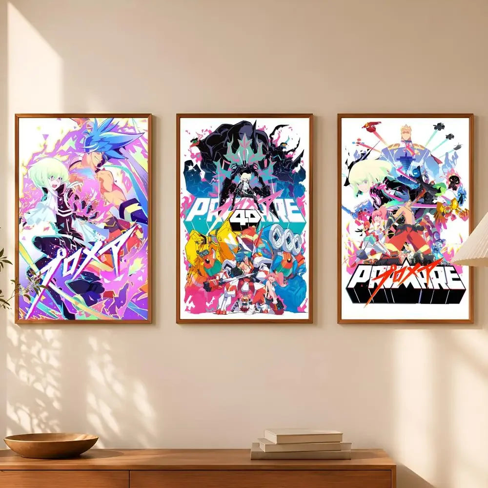 Anime Promare Self-Stick HD PVC Wall Poster – Waterproof Decor Wall Art Poster Axl