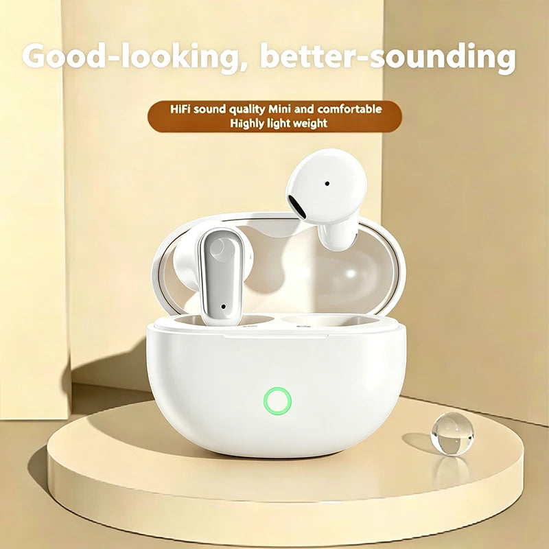 Mini ANC True Wireless Earbuds – Bluetooth 5.4 TWS In-Ear Wireless Earbuds Axl