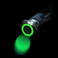Metal LED Push Button Switch Waterproof 12–22MM | Self-Lock Push Button Switch Axl Green Ringlike 22mm 220V|Self-locking