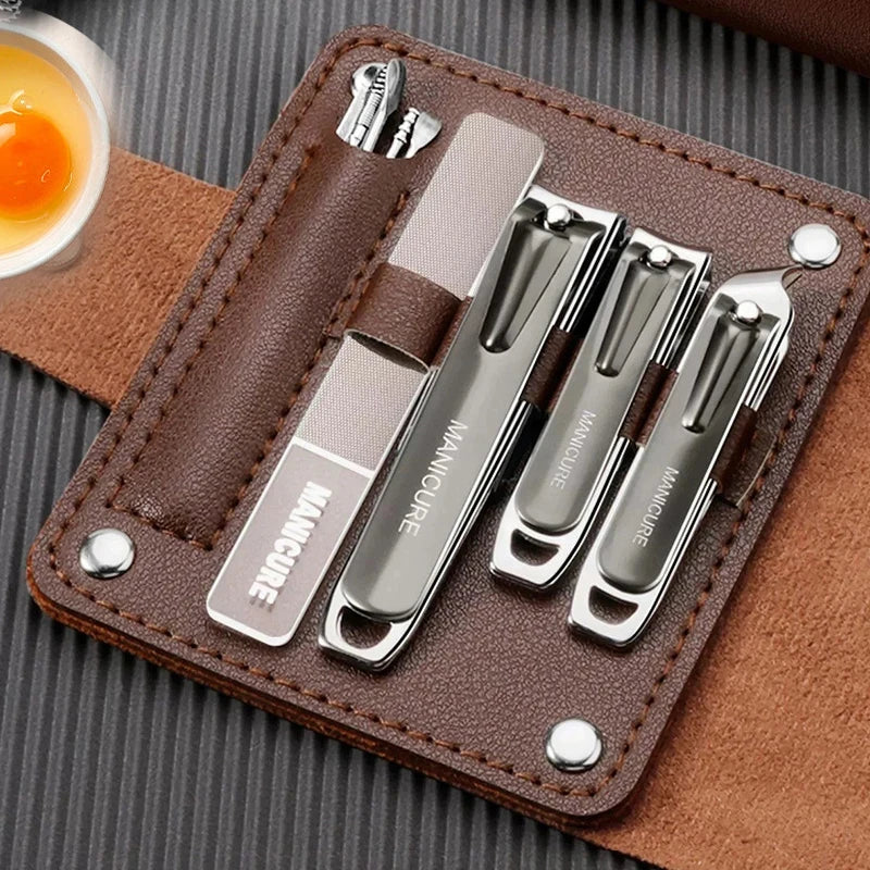 Stainless Steel Manicure & Pedicure Nail Clipper Set | Travel Kit Nail Clipper Set Axl