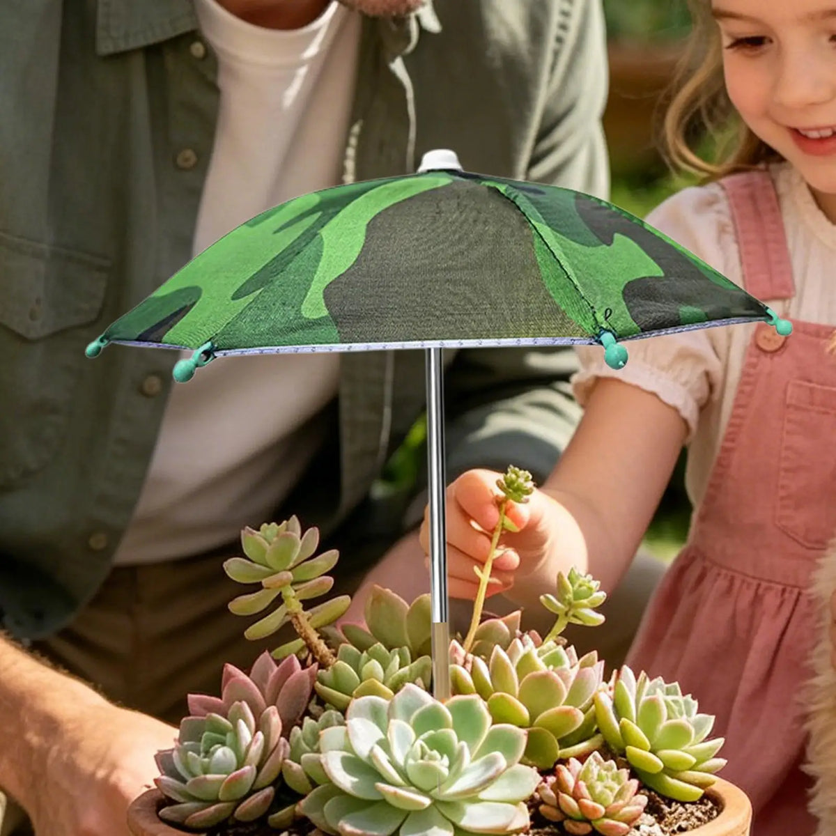 Mini Plant Umbrella UV Cover – Garden Shade Stake Outdoor Garden Shade Umbrella Axl