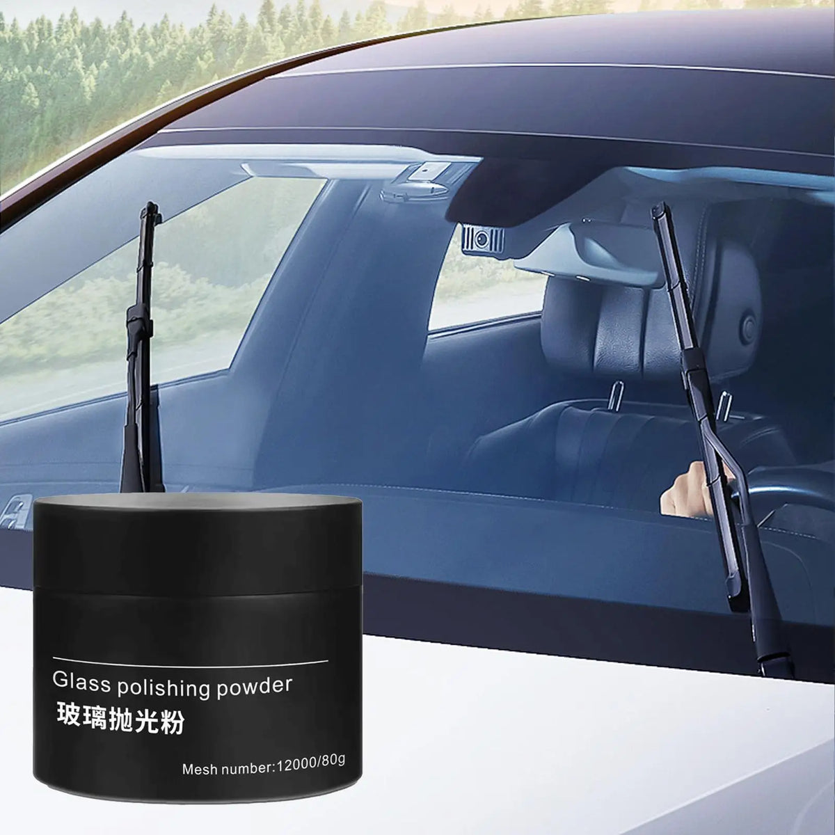 80g Cerium Oxide Glass Polishing Powder | Windshield Scratch Remover Glass Polishing Powder Axl