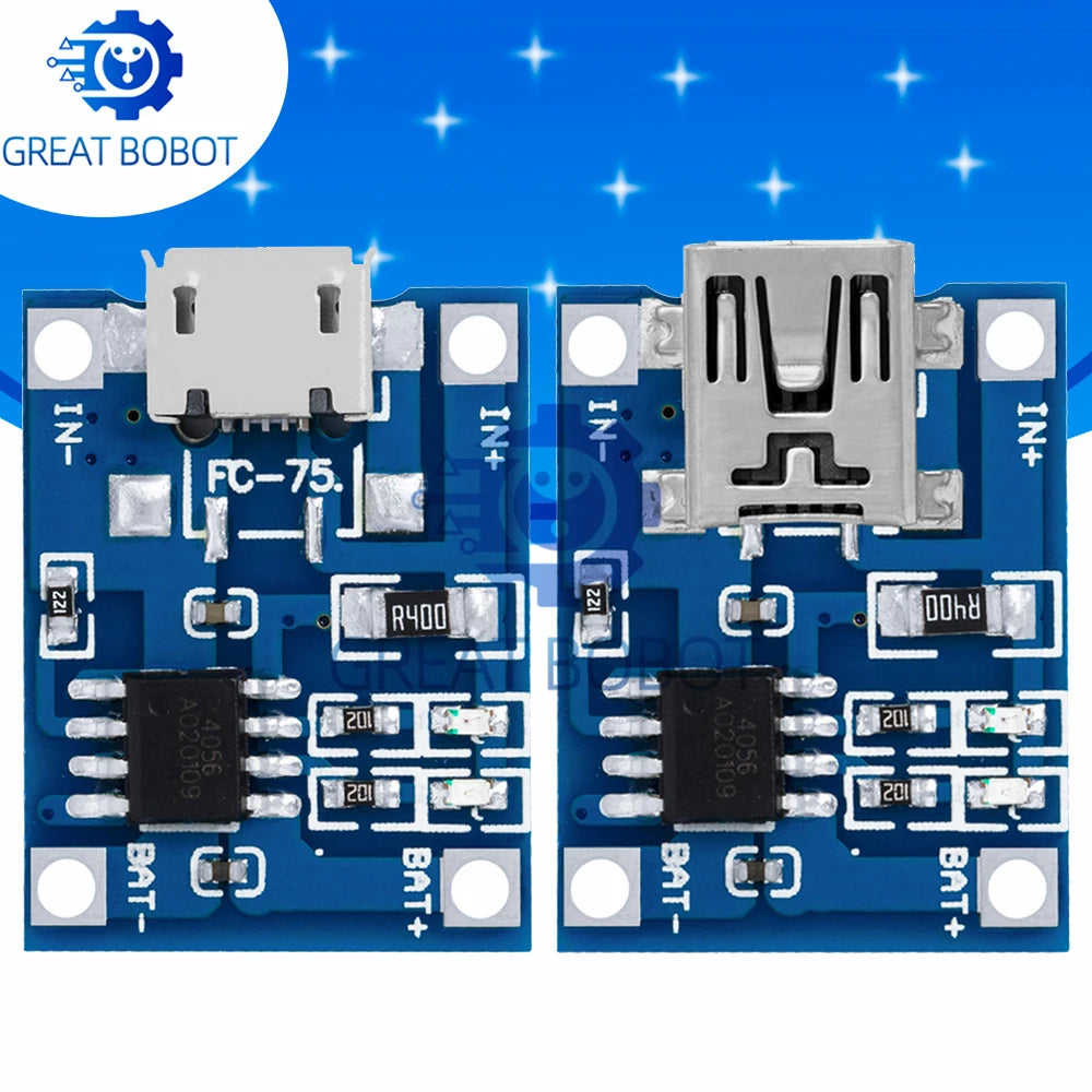TP4056 USB 5V 1A Li-ion Battery Charger Module – Charging Board Battery Charger Module Axl